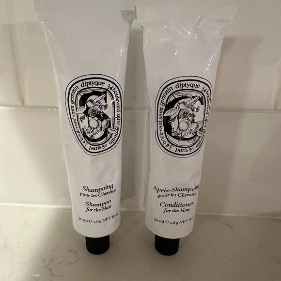New Diptyque Paris Shampoo and Conditioner Travel Set 1.69 Oz. 50ml NEW SEALED - Picture 1 of 2